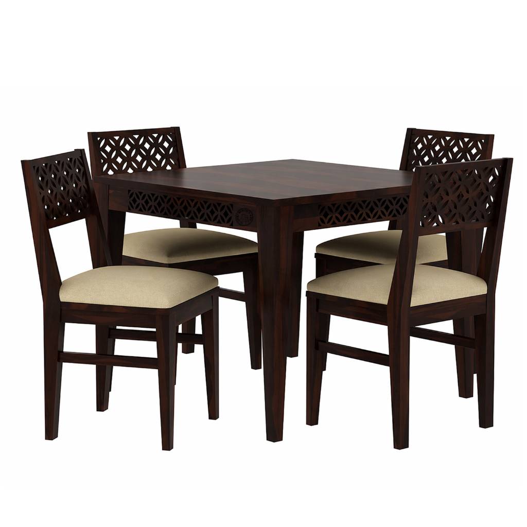 Ford Sheesham Wood 4 Seater Dining Set – Shri Mintus Art