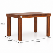 Riven 4 Seater Solid Wood Dining Table