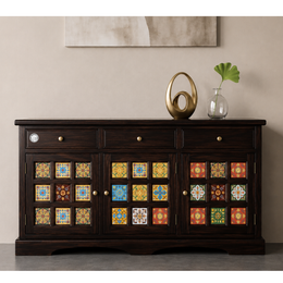 Tanay Solid Wood Sideboard Cabinet