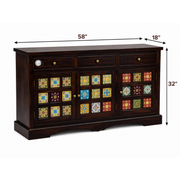 Tanay Solid Wood Sideboard Cabinet