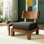 Alef solid wood One Seater Sofa