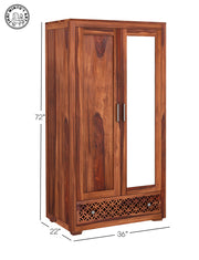 Adelia Two Door Wardrobe With Mirror