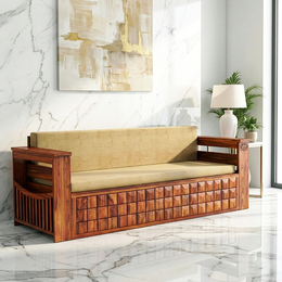 Martin 3 Seater Solid Wood Sofa