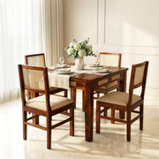 Neel 4 Seater Dining Table Set