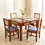 Samayra 4 seater dining table set