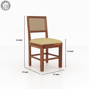 Horev 6 Seater Solid Wood Dining Table Set