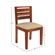 Ranow Sheesham Wood 6 Seater dining set