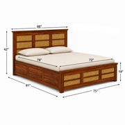 Canny Sheesham wood bed