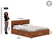 Lotus Bed With Storage
