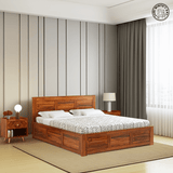 Lotus Bed With Storage