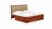 Rohini Sheesham Wood King Size Bed
