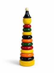 Handcrafted Wooden Rainbow Ring Stacker
