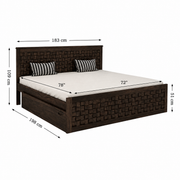 Evaline Sheesham Wood Bed