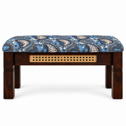 Walnut Heritage Cane Bench