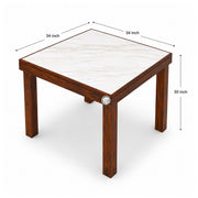 Arlo Sheesham Wood 2-Seater Dining Set