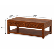Theo Coffee Table with Drawers