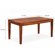 Ranow Sheesham Wood 6 Seater dining set