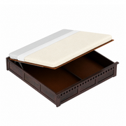 Wave Sheesham Wood Bed