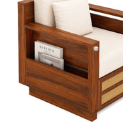 Solid Wood 5 Seater Sofa Set