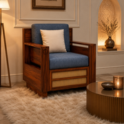 Saffron Solid Wood Sofa