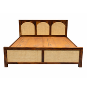 Kairo Solid Wood Cane Bed