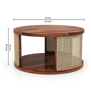Ember Solid Wood Coffee Table