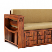 Martin 3 Seater Solid Wood Sofa