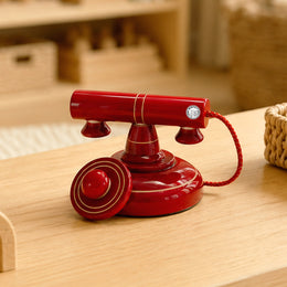 Handcrafted Wooden Telephone Toy for Kids