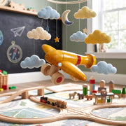 Handcrafted Wooden Airplane Toy