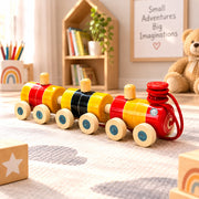 Happy Wheels Wooden Train