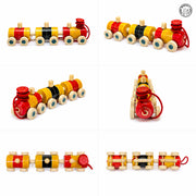 Happy Wheels Wooden Train