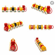 Happy Wheels Wooden Train