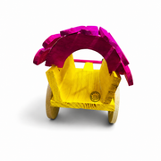 Handmade Wooden Bullock Cart – Village Heritage Toy