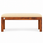 Elora 2 Seater Solid Sheesham Wood Bench