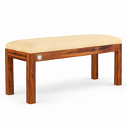 Elora 2 Seater Solid Sheesham Wood Bench