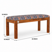 Nysa 2 Seater Solid Sheesham Wood Bench