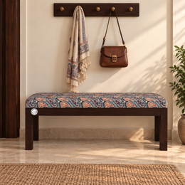 Niti 2 Seater Solid Sheesham Wood Bench