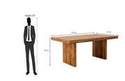 Saan shessham wood 8 Seater Dining set