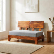 Comfort 2 Seater Solid Wood Sofa