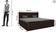 Evaline Solid Wood Bed