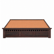 Wave Sheesham Wood Bed