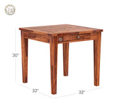 Coral 2 Seater solid wood dining set