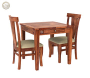 Coral 2 Seater solid wood dining set