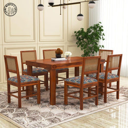 Revana 6 Seater Solid Wood Dining Table