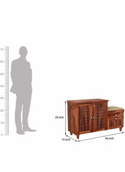 Hopkin Solid Wooden Shoe Rack