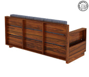 Allan 3 Seater Solid Wood Sofa