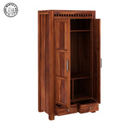 Cravn 2 Door Solid Wood Wardrobe