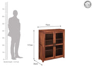 Zark Sheesham Wood Bookshelf