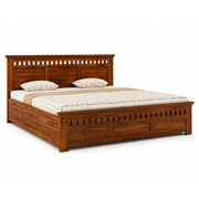 Nuraan Sheesham Wood Bed
