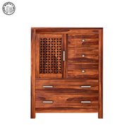 Shaan Solid wood chest with drawers